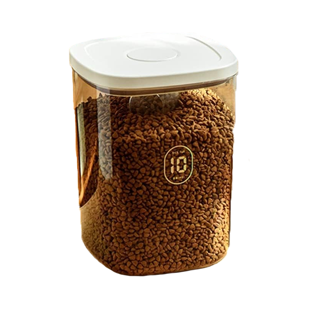 Pet Vacuum Food Storage Bucket For Dry Food Storage, Moisture