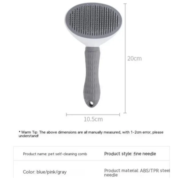 Dog Hair Removal Comb Grooming Brush