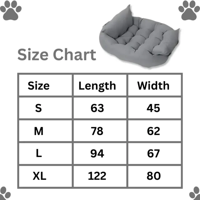 Square Cushion Pet Sofa Bed