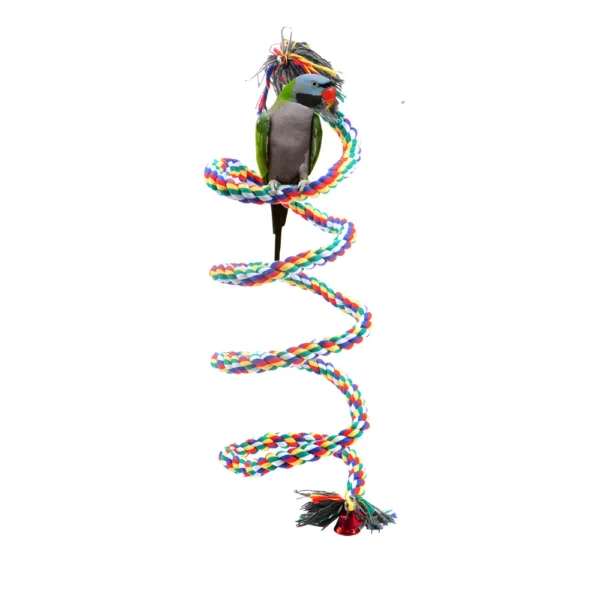 Parrot Hanging Braided Rope Toy
