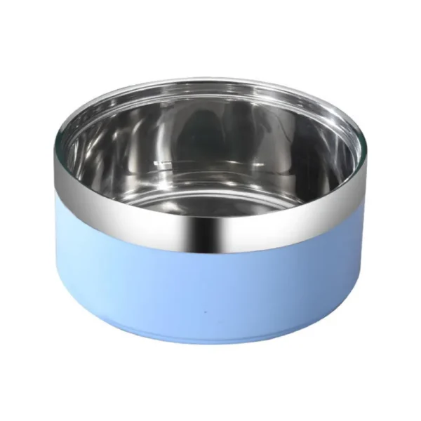 Stainless Steel, Non-Slip Double-Layer Pet Bowl
