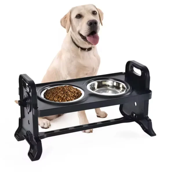 Adjustable Elevated Dog Bowl