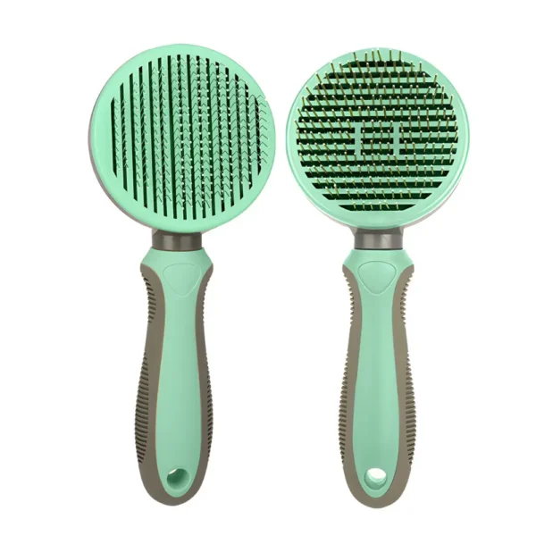 Comfortable and Nonslip Handle Pet Grooming Brush