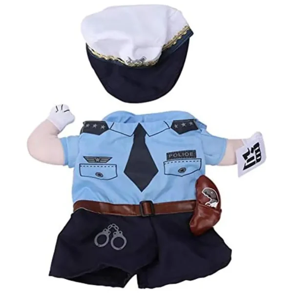 Pet Police Uniform Funny Clothe
