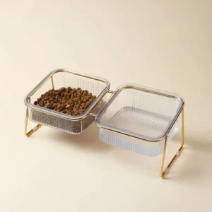 Pet Double Bowl Food and Water
