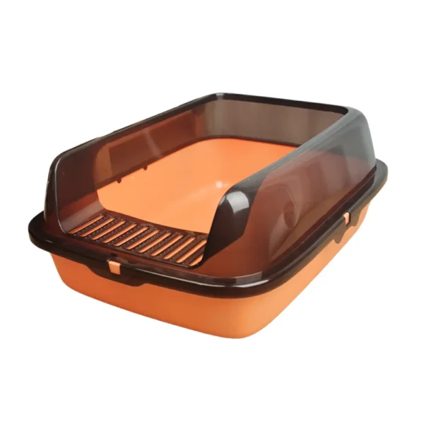 Closed Kitten Toilet Cat Litter Box