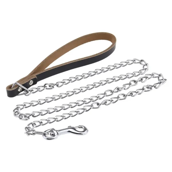 Anti-slip Handle Dog Leash Chain for Outdoor Training
