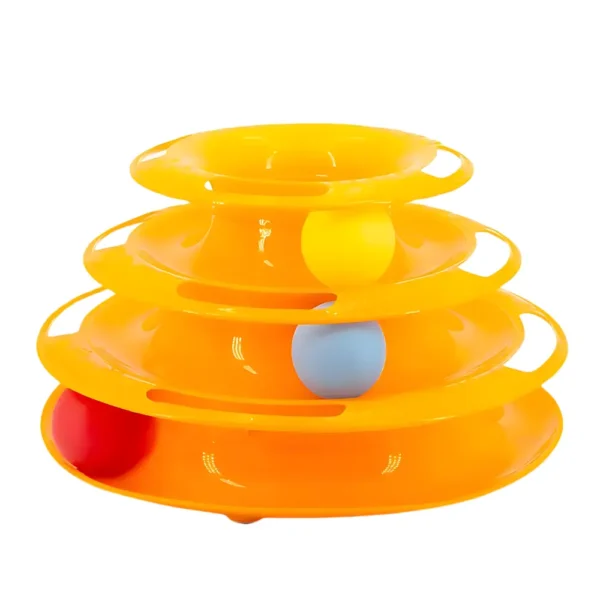 Interactive Puzzle Plastic Tower Cat Toy