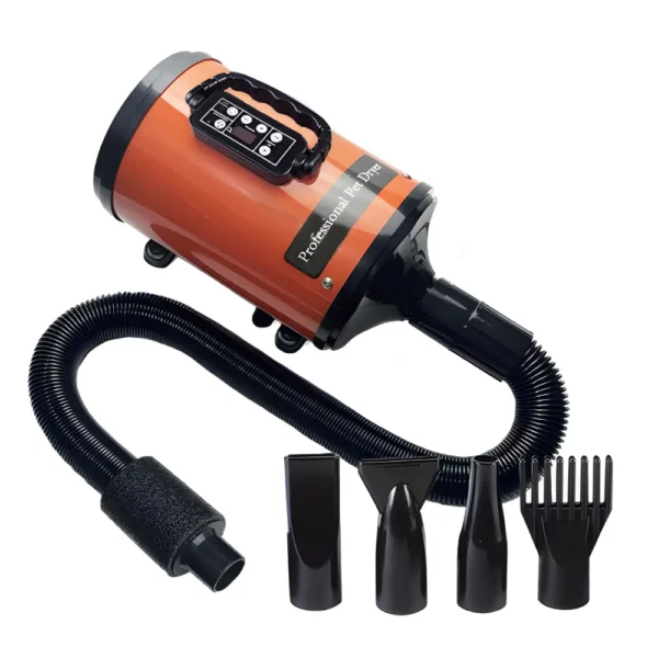Pet Hair Dryer with Four Nozzles