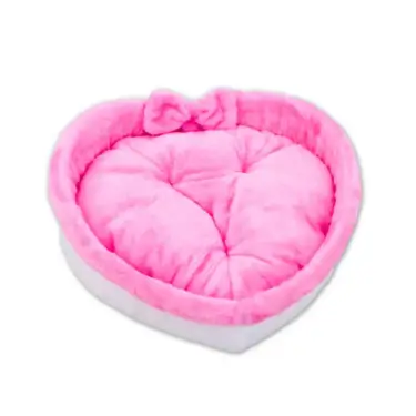Heart-shaped Soft Pet Bed