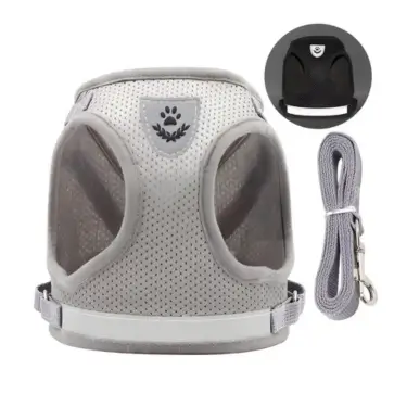 Reflective Adjustable Pet Harness and Leash