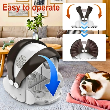 Automatic Pet Hair Dryer Box for Small Pets (5)