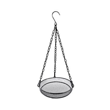 Metal Bird Feeder Tray with Mesh, Lightweight and Durable
