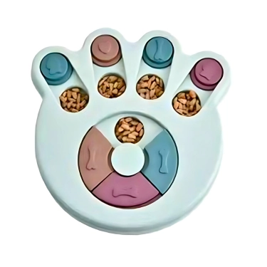 Paw Shape Pet Puzzle Feeder Toy