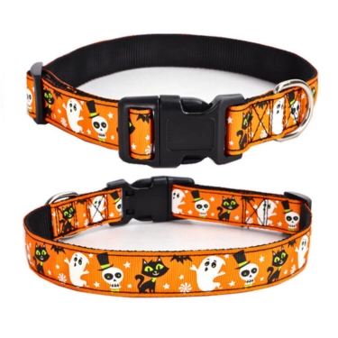 Pets Collar Tribal Pattern Adjustable Puppy (12)