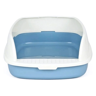 Semi-Enclosed Comfortable Cat Litter Tray Box