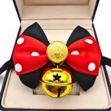 Pet-Handmade-Collar-Vintage-Mickey-Bowknot-Bell-3.webp