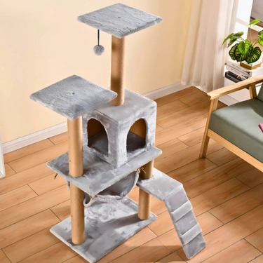Soft-Plush-Cat-Climbing-Frame-Scratching-Tower-10.webp